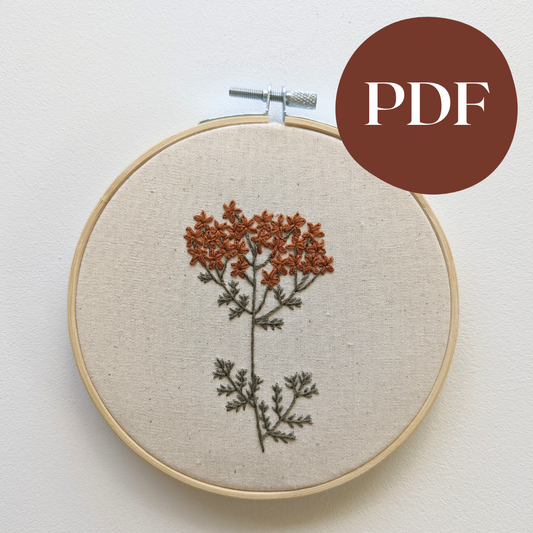 Terracotta Achillea PDF Pattern