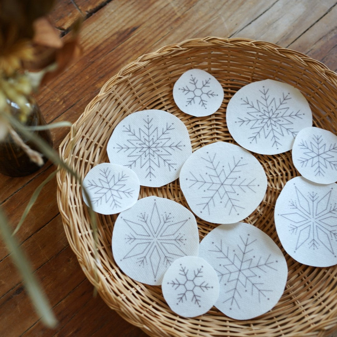 Stick & Stitch Set: Snowflakes