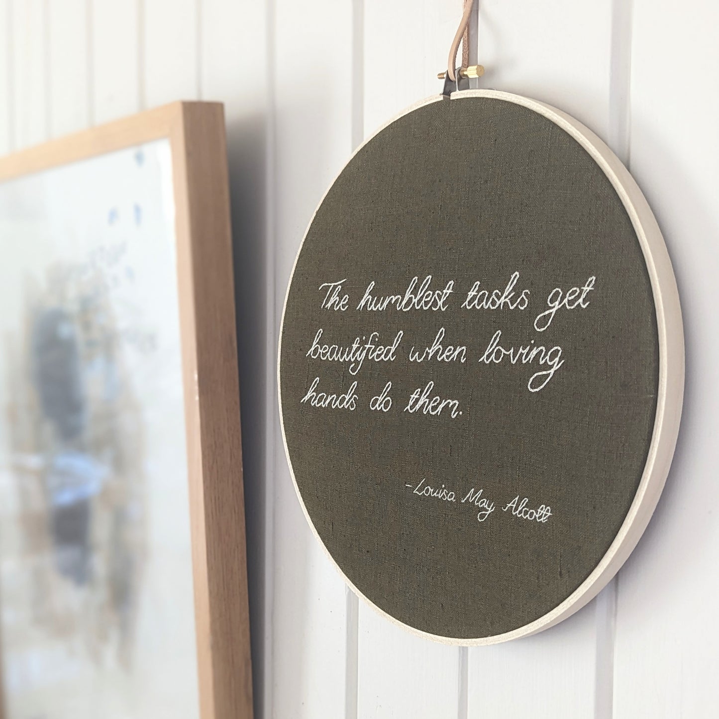 Quote Hoop - Louisa May Alcott