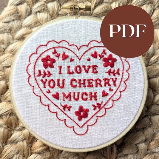 I love you cherry much Pattern